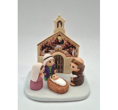 Jaslice Porciunkula – ročno izdelana zgodba miru